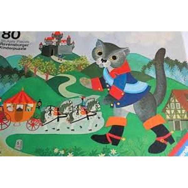 Vintage puzzel de Gelaarsde kat, Boeken, Schoolboeken, Nieuw, Verzenden