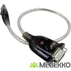 ATEN USB naar RS-232 adapter kabel 35cm, Verzenden, Nieuw