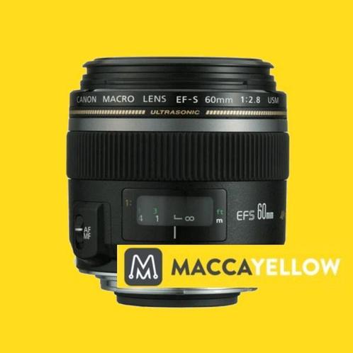 Canon EF-S 60mm f/2.8 macro USM met garantie, Audio, Tv en Foto, Fotografie | Lenzen en Objectieven, Macrolens, Zo goed als nieuw