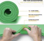 Yogamat - Fitness mat - Sportmat - Yoga mat extra dik - Groe, Verzenden, Zo goed als nieuw