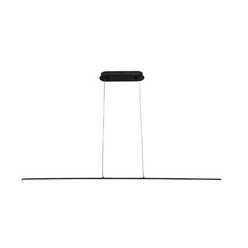 Langwerpige hanglamp 120cm | Zwart | Lineair | 20 watt, Huis en Inrichting, Lampen | Hanglampen, 75 cm of meer, Nieuw, Kunststof