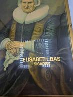 Elisabeth Bas cigars - Reclamebord - Winkelreclame - Metaal,