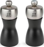 Peugeot Fidji Peper- En Zoutmolen 12 cm - Mat Zwart - Hout, Ophalen of Verzenden, Nieuw