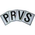 Manegeletters PRVS set van 4, Ophalen of Verzenden, Nieuw