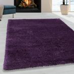 Hoogpolig Vloerkleed | Shaggy | Fluffy | Lila | 280x370 cm, Verzenden, Nieuw