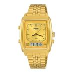 Horloge Heren Pulsar Gouden, Verzenden, Nieuw