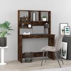 vidaXL Bureau met schappen 102x45x148 cm bewerkt hout, Huis en Inrichting, Bureaus, Verzenden, Nieuw