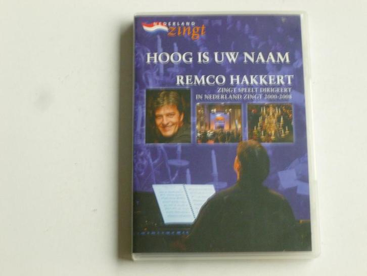 Remco Hakkert - Hoog is Uw Naam / Nederland Zingt (DVD), Cd's en Dvd's, Dvd's | Muziek en Concerten, Zo goed als nieuw, Verzenden