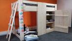Steigerhouten halfhoogslaper incl. kast (TIP!), Huis en Inrichting, 90 cm, Eenpersoons, Nieuw, Minder dan 160 cm