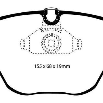 EBC 08-10 BMW M3 4.0 (E90) Bluestuff Front Brake Pads - beschikbaar voor biedingen