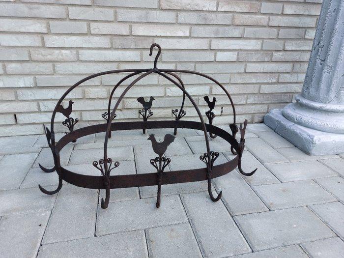 Decoratief ornament - Frankrijk - old French hook with 12, Antiek en Kunst, Curiosa en Brocante