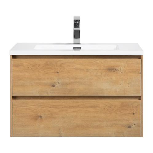 Badkamermeubel Livia 80cm eiken, Doe-het-zelf en Verbouw, Sanitair, Verzenden