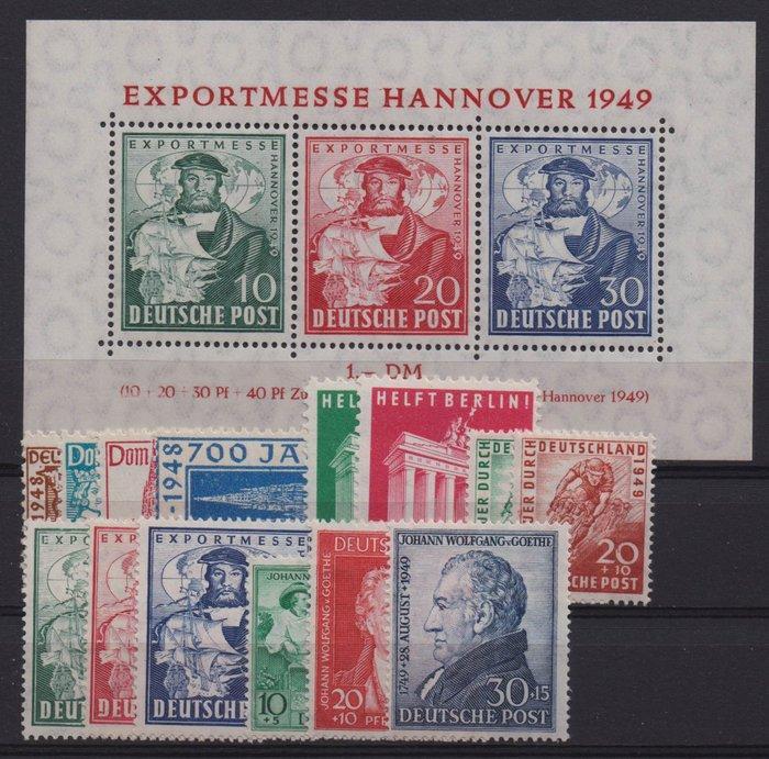 Geallieerde bezetting - Duitsland 1945/1949 - Die laatste, Postzegels en Munten, Postzegels | Europa | Duitsland