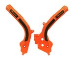 Racetech frame beschermers oranje / zwart KTM 16-18 & Husqva, Motoren, Onderdelen | Overige, Verzenden, Nieuw