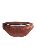 Grote Koperen Glitters Heuptas Breed Fanny Pack Zwarte Band, Ophalen of Verzenden, Nieuw, Overige typen