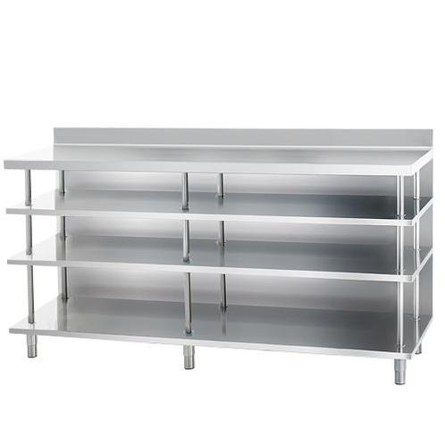 GGM Gastro | Barwerktafel - RVS - 2000x600mm - | BAI206, Zakelijke goederen, Horeca | Meubilair en Inrichting, Nieuw in verpakking