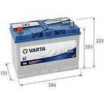 Varta Blue Dynamic G8 accu 12V 95Ah 306x173x205x225, Nieuw, Verzenden