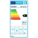 CENDO BMB5090PDZ - Wand Afzuigkap - 90 cm - Zwart, Wandschouwkap, Recirculatie, Nieuw, Ophalen of Verzenden