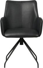 Leren eetkamerstoel - draaibaar - Echt leer, Modern, Comfort, Huis en Inrichting, Stoelen, Overige kleuren, Nieuw, Leer, Ophalen of Verzenden