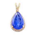 Zonder minimumprijs - Hanger - 14 karaat Geel goud - 4.97ct.