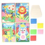 Nieuw Mozaïek Collage Wilde Dieren Knutselset, Kinderen en Baby's, Speelgoed | Educatief en Creatief, Ophalen of Verzenden, Nieuw