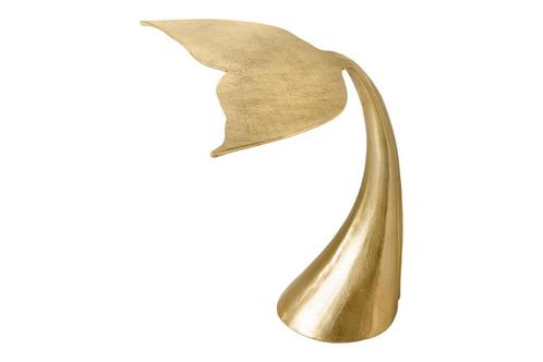 Side table WILDLIFE WALFLOSSE 65cm aluminium goud - 43472, Huis en Inrichting, Tafels | Sidetables, Ophalen of Verzenden