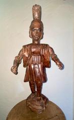 Beeld, Soldat romain de style colonial - 59 cm - Hout
