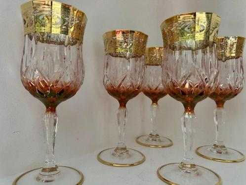 Antica cristalleria italiana - Champagne fluitje (6) -, Antiek en Kunst, Antiek | Meubels | Tafels