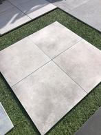 keramische terrastegels 60x60x3 cm licht grijs nuance, Nieuw, Keramiek, 10 m² of meer, Terrastegels