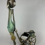 De Zet (1975) - The bookseller -56cm Bronze,, Antiek en Kunst, Kunst | Designobjecten