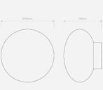 Glazen wandlamp met bol – Stijlvolle LED binnenverlichting, Huis en Inrichting, Verzenden, Nieuw