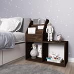 vidaXL Kindertijdschriftenrek 71x30x78,5 cm bewerkt hout, Huis en Inrichting, Woonaccessoires | Krantenbakken en Lectuurbakken