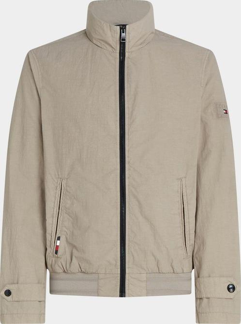 -29% Tommy Hilfiger  Tommy Hilfiger Zomerjack grijs gmd rega, Kleding | Heren, Jassen | Zomer, Beige, Nieuw, Verzenden