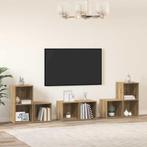 vidaXL TV-kast set 6 pcs Artisan Eiken 37 x 35 x 72 cm, Huis en Inrichting, Verzenden, Nieuw, Minder dan 50 cm, Minder dan 100 cm