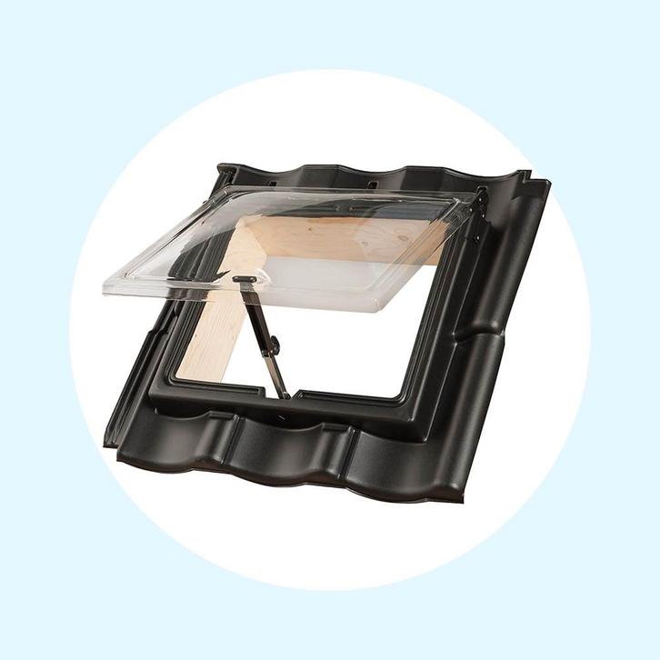 Ubbink PE Dakraam 6 pans Verbeterde Holle 435x375, Doe-het-zelf en Verbouw, Glas en Ramen, Nieuw, Verzenden