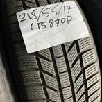 2 x Continental 215-55-17 Winterbanden 6mm, 17 inch, Band(en), Personenwagen, Gebruikt