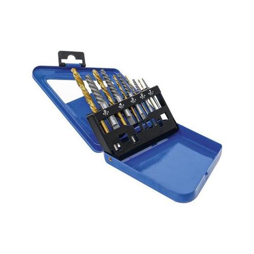 Linkse tapset met boren 10-delig (Tappen, Gereedschap), Auto diversen, Autogereedschap, Nieuw, Verzenden