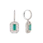 Oorbellen - 14 karaat Geel goud, Witgoud - 1.34ct. tw., Sieraden, Tassen en Uiterlijk, Oorbellen, Nieuw