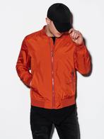 Ombre - Heren Tussenjas - Brickrood - Voorzakken met ritsen, Kleding | Heren, Jassen | Zomer, Verzenden, Nieuw, Ombre