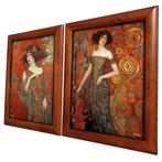 Ksavera - Belle Epoque DS0706 - diptych in cherry wood frame