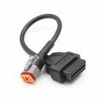 Harley Davidson 4 Pins OBD - 16 Pins OBD2 Verloopkabel Motor, Auto diversen, Verzenden, Nieuw