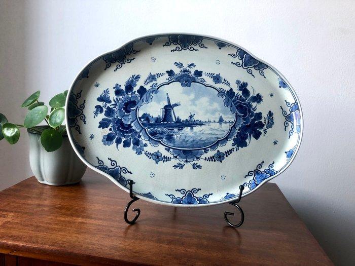 De Porceleyne Fles, Delft - P. J. Gerbrands - Serveerschaal, Antiek en Kunst, Antiek | Glas en Kristal