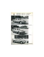 1962 MASERATI 3500 GT 2+2 COUPE CABRIOLET LEAFLET, Nieuw, Author