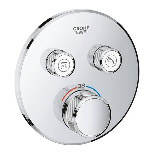 Douchethermostaat Grohe Grohtherm Smartcontrol Afdekset met, Doe-het-zelf en Verbouw, Sanitair, Kraan, Nieuw, Chroom, Ophalen of Verzenden