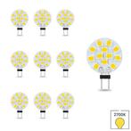 Set van 10 LED lampen G4-GU4 | 12 volt | 1.6 watt | 2700K, Verzenden, Nieuw, Bipin of Steekvoet, Overige typen