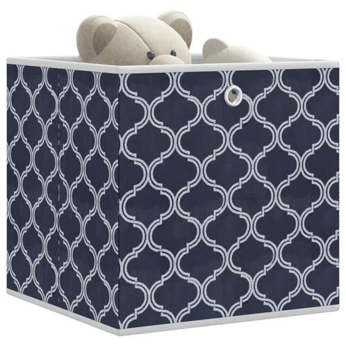 vidaXL Opbergboxen 4 st inklapbaar 32x32x32 cm ongeweven, Huis en Inrichting, Woonaccessoires | Kisten, Nieuw, Verzenden