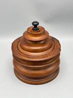 Tabakspot - Hout - Biedermeier tabakspot, Antiek en Kunst, Curiosa en Brocante