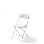Klapstoel budget Cannes wit (set van 20 stuks) (Stoelen), Verzenden, Nieuw