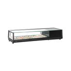 GGM Gastro | Sushi koelvitrine - 6x 1/3 GN - Zwart |, Verzenden, Nieuw in verpakking