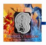 Salomonseilanden. 2 Dollars 2023 Phoenix v Dragon, 2x1 Oz, Postzegels en Munten, Munten | Europa | Niet-Euromunten